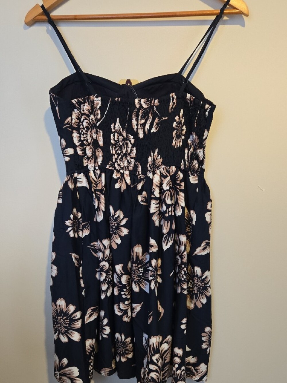 Band of Gypsies Navy Blue Floral Bustier Mini Dress - Picture 2 of 6